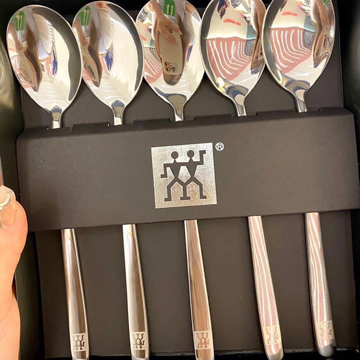 Xét Thìa Inox Zwilling Đức 5 chiếc Cao Cấp Bền Đẹp Sang Trọng