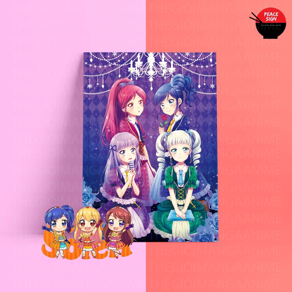 Tấm Poster Cao Cấp Giấy 260Gsm In Hình Aikatsu! Anime Chibi Postcard Ảnh  Đẹp Nhiều Mẫu | Lazada.Vn