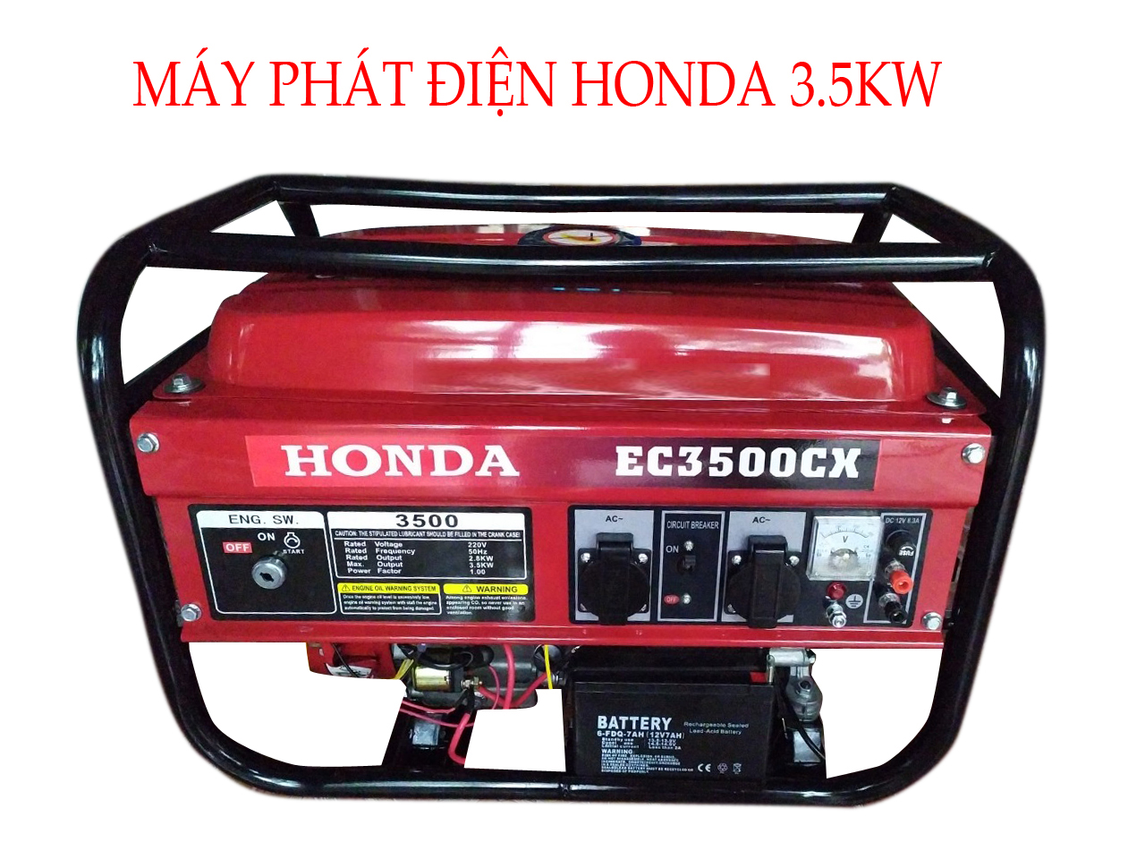 Máy phát điện honda ec3500cx công suất 3.5kw