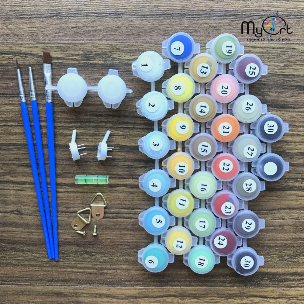 ∈¤ Tranh sơn dầu số hóa tự tô màu theo số - Bộ sưu tập tranh mèo con cute dễ thương Tranh hoạt hình thú cưng