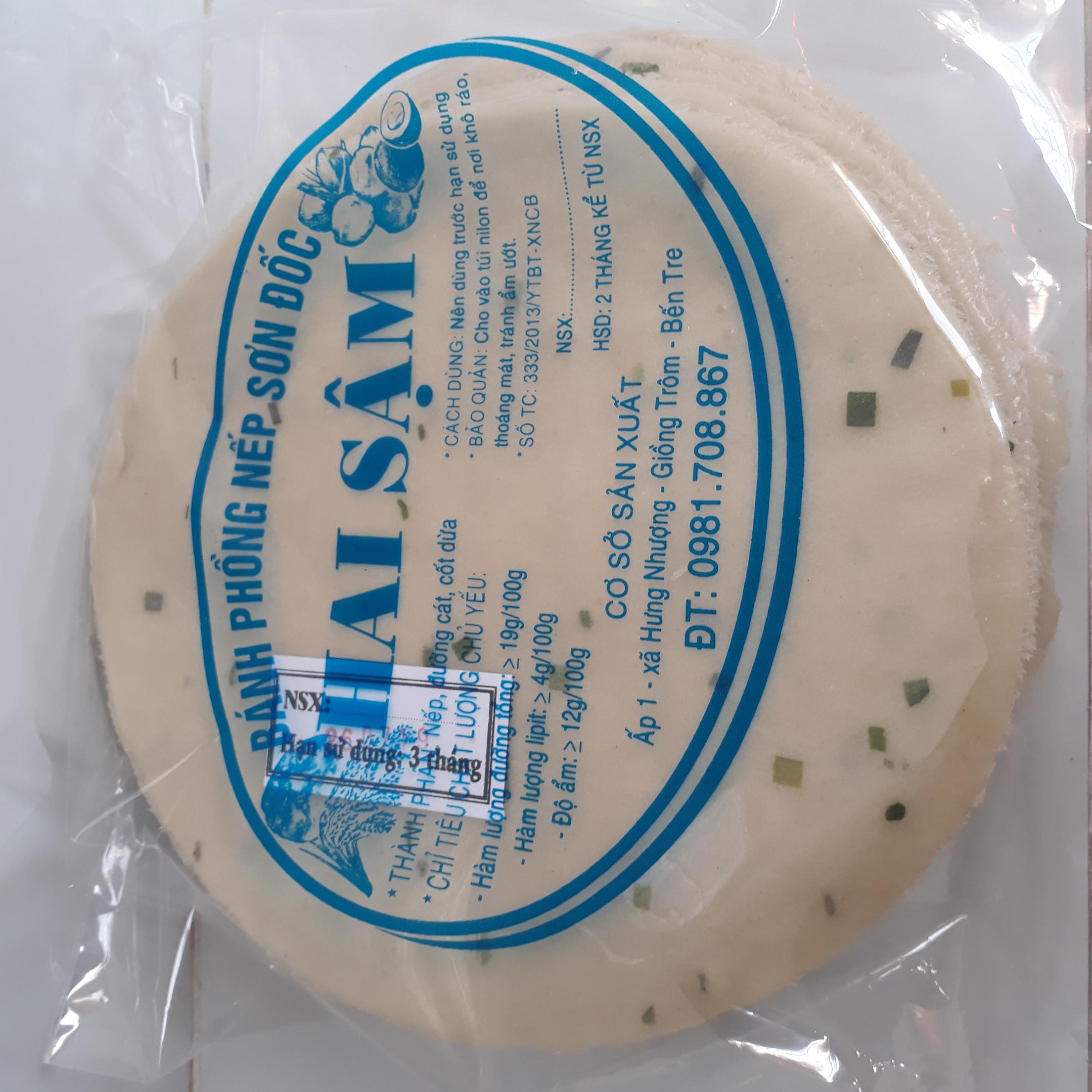 Bánh phồng nếp Sơn Đốc loại đặc biệt 50 cái bánh sống