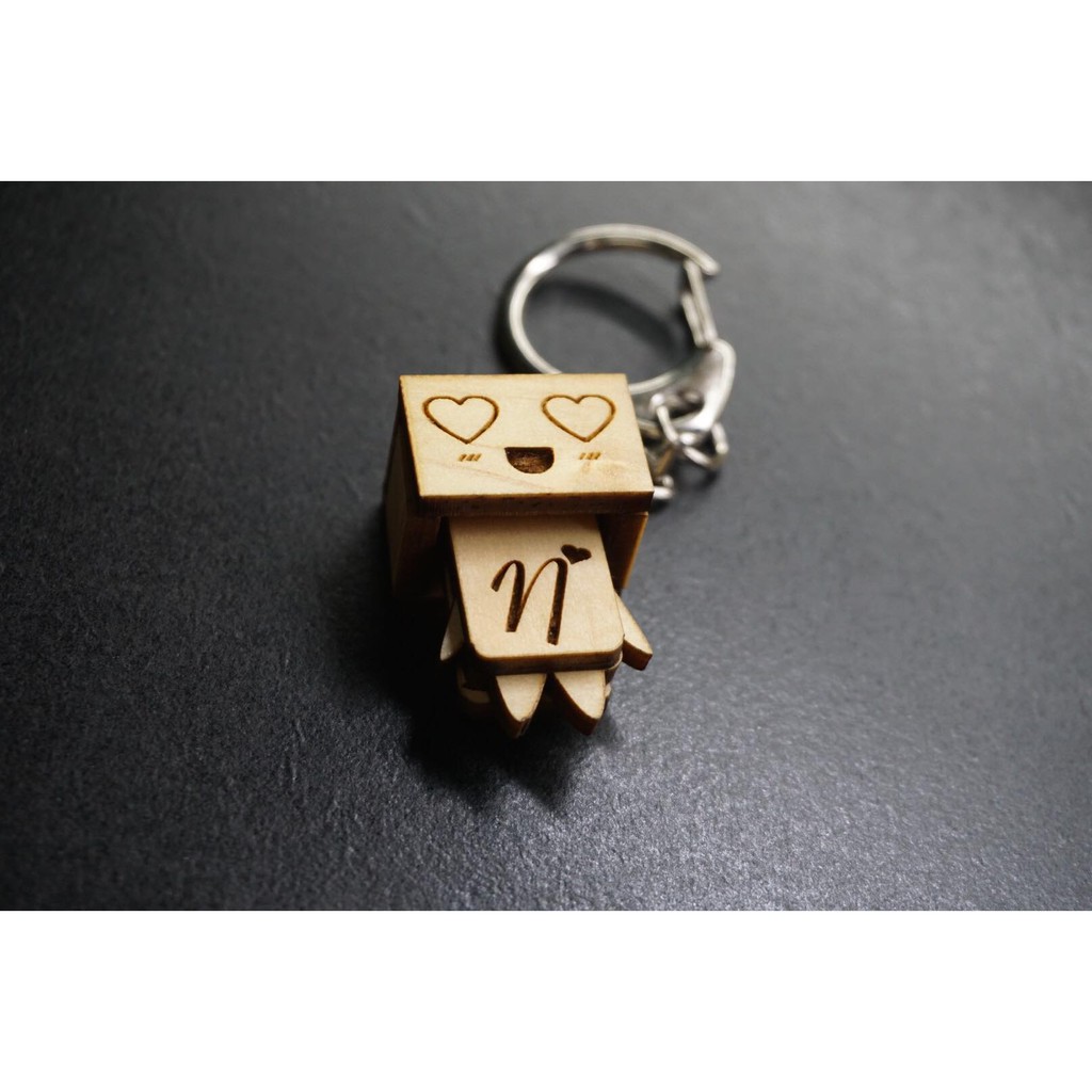 Móc khóa danbo có tên riêng