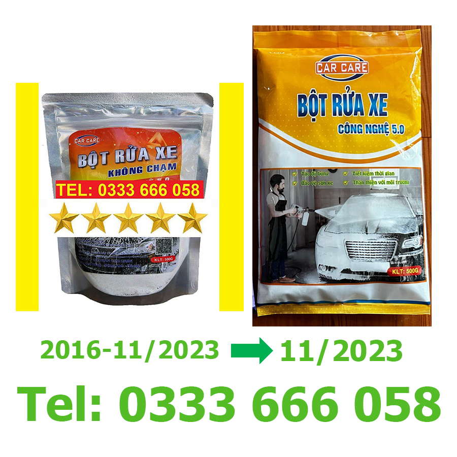Bột rửa xe không chạm Car Care 2023 500gram