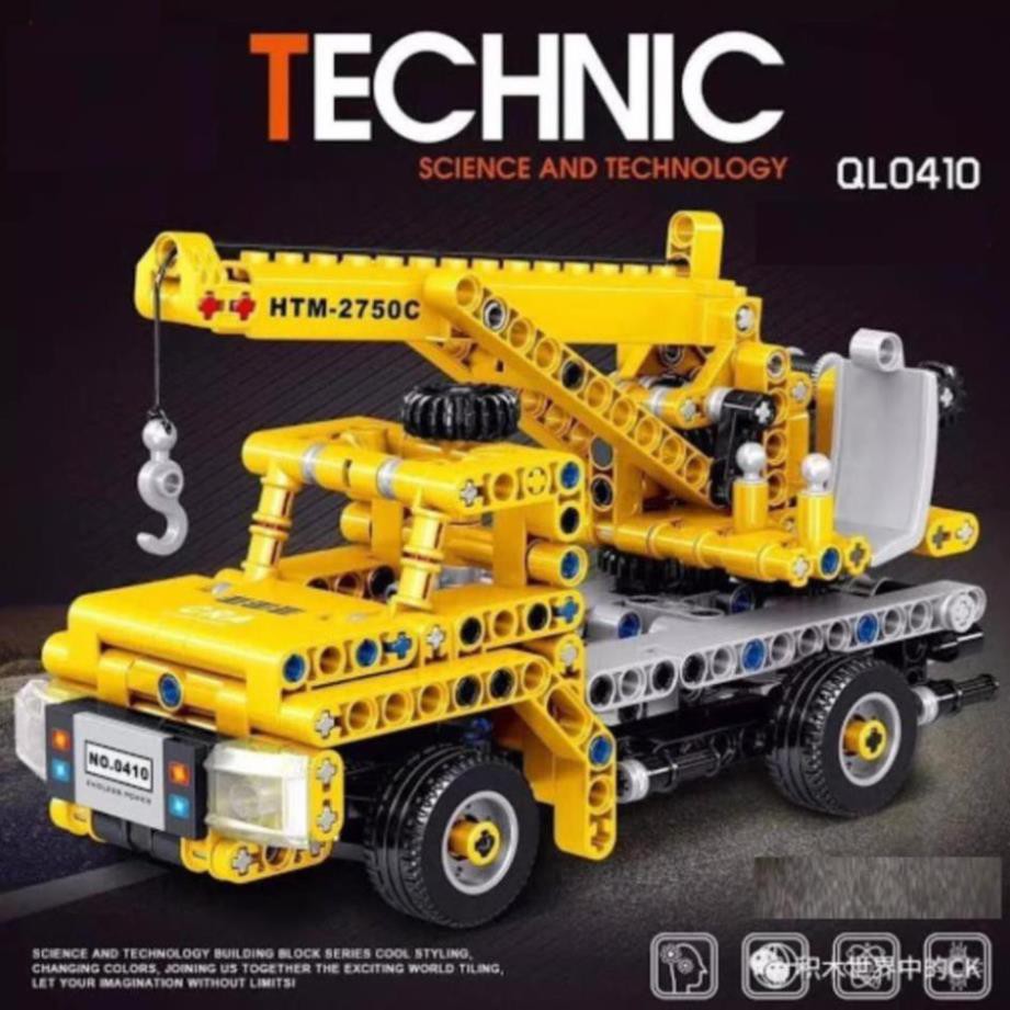 Lego Ghép Hình Xe Ô Tô Cần Cẩu SP656