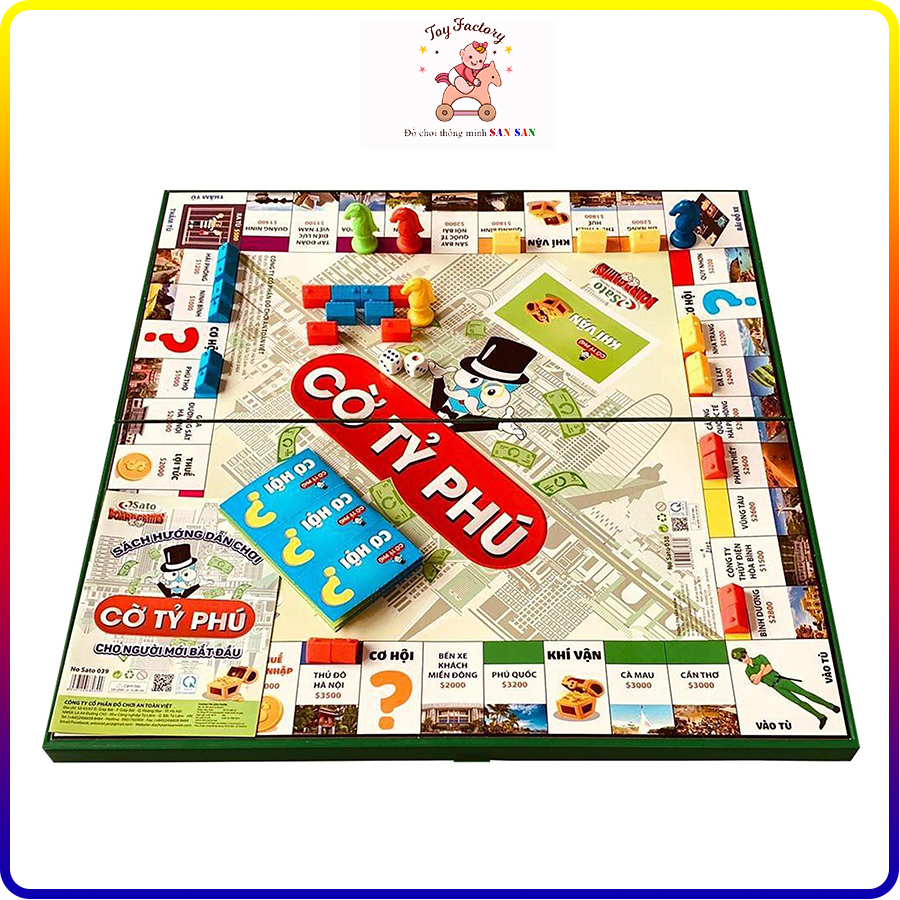 Đồ chơi CỜ TỶ PHÚ thử thách làm giàu hàng Việt Nam