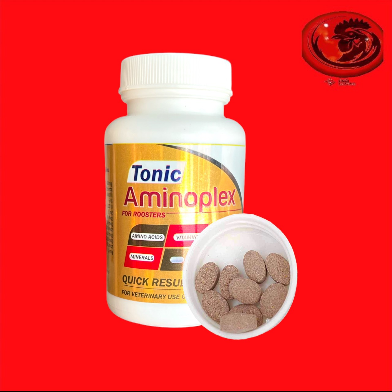 Tonic Aminoplex (thuốc nuôi hoàn toàn mới) Gà tơ lên tay tốt, săn chắc cơ bắp
