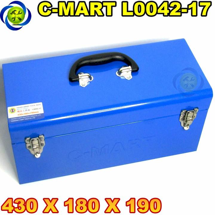 Thùng đồ nghề sắt c-mart l0042-17 430 x 180 x 190