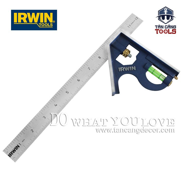 Thước chạy góc nivo 30 cm irwin 1884635