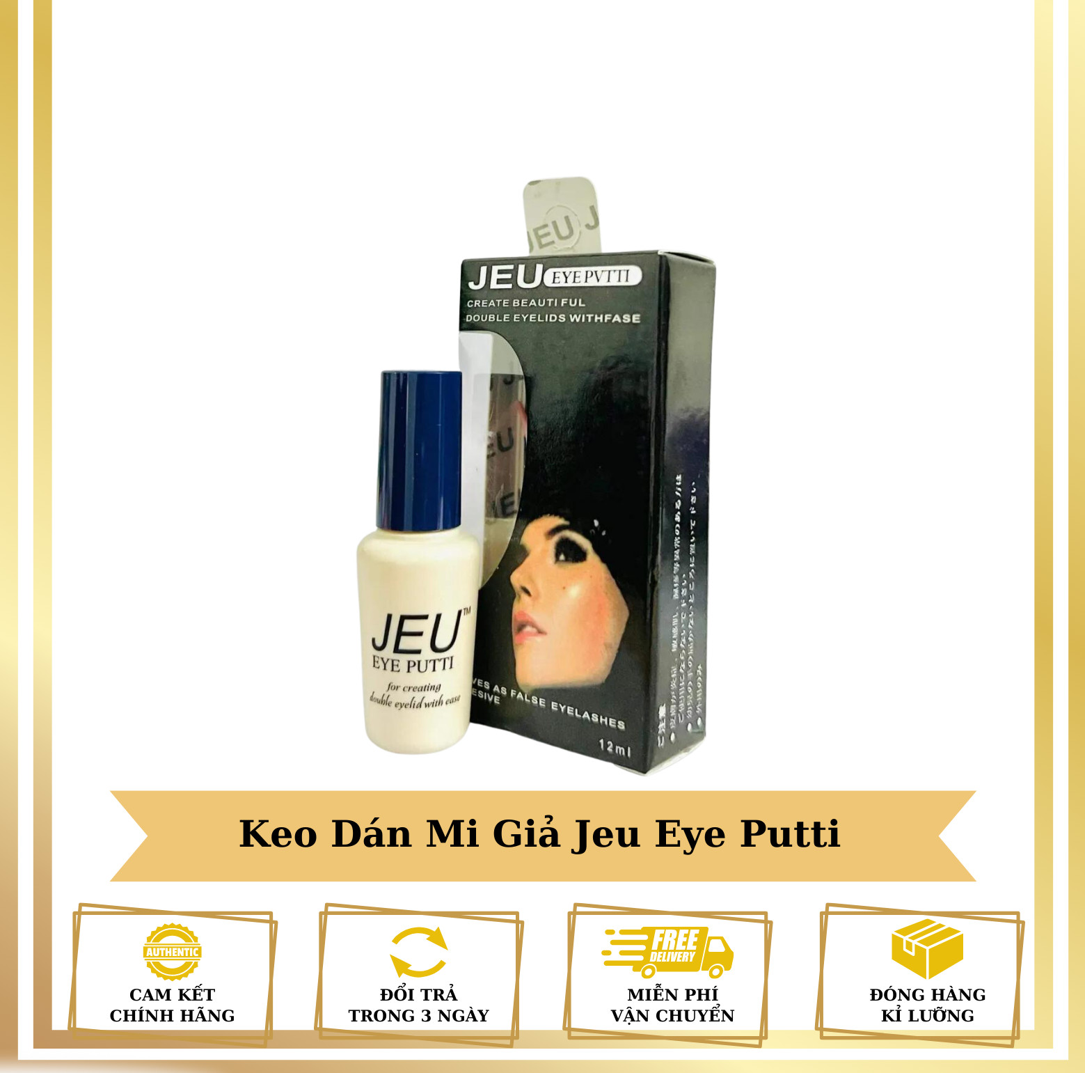 Keo dán mi Jeu Eyepvtti cao cấp 12ml