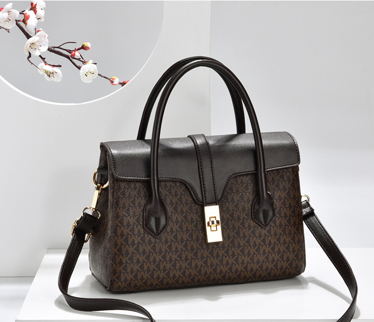 Túi xách nữ công sở 2 quai khóa xoay size to