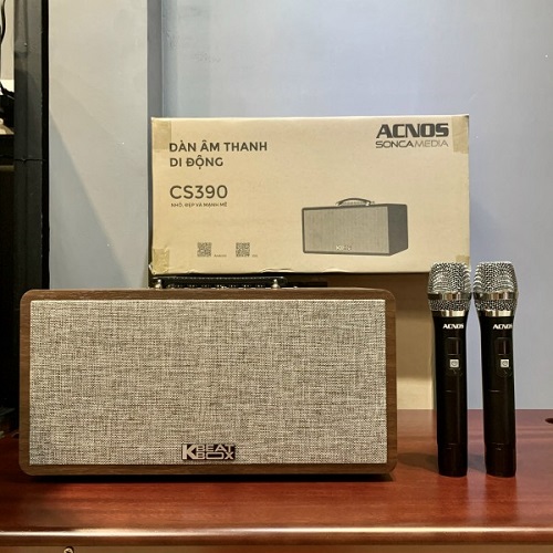 LOA KÉO MINI ACNOS CS390 + TẶNG LỌC ÂM GIẢM HÚ + SUPER BASS