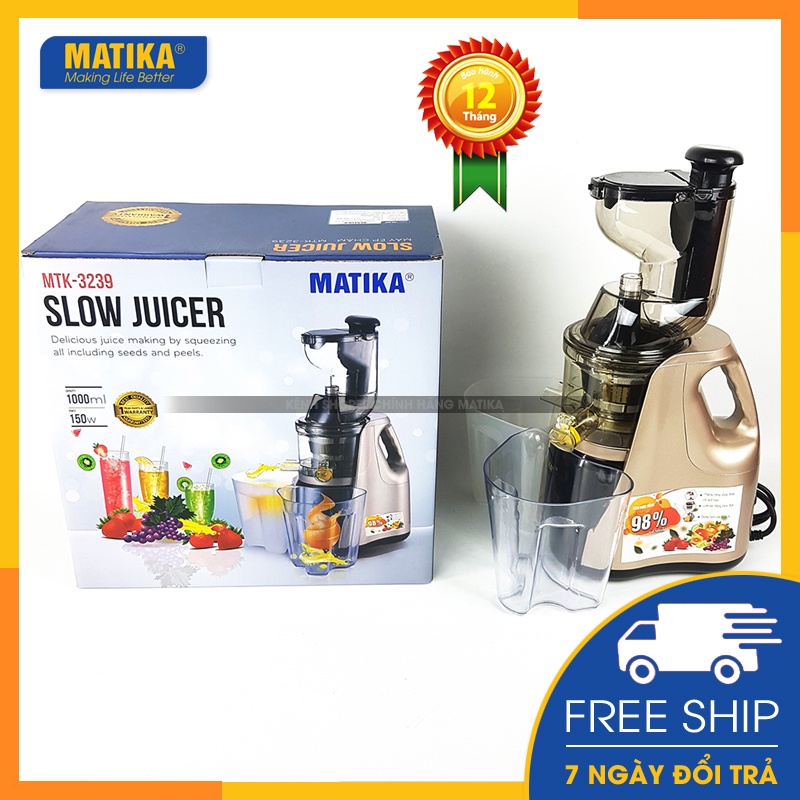 Máy ép chậm matika 1l 150w mtk-3239