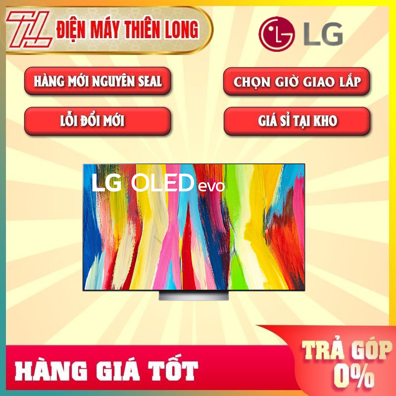 Tivi oled lg 4k 65 inch 65c2psa - remote thông minh tích micro giọng nói điều khiển tivi bằng điện thoại ứng dụng lg tv plus multi view chia nhỏ màn hình tivi - trả góp 0% - giao toàn quốc - ngoài hcm tính phí