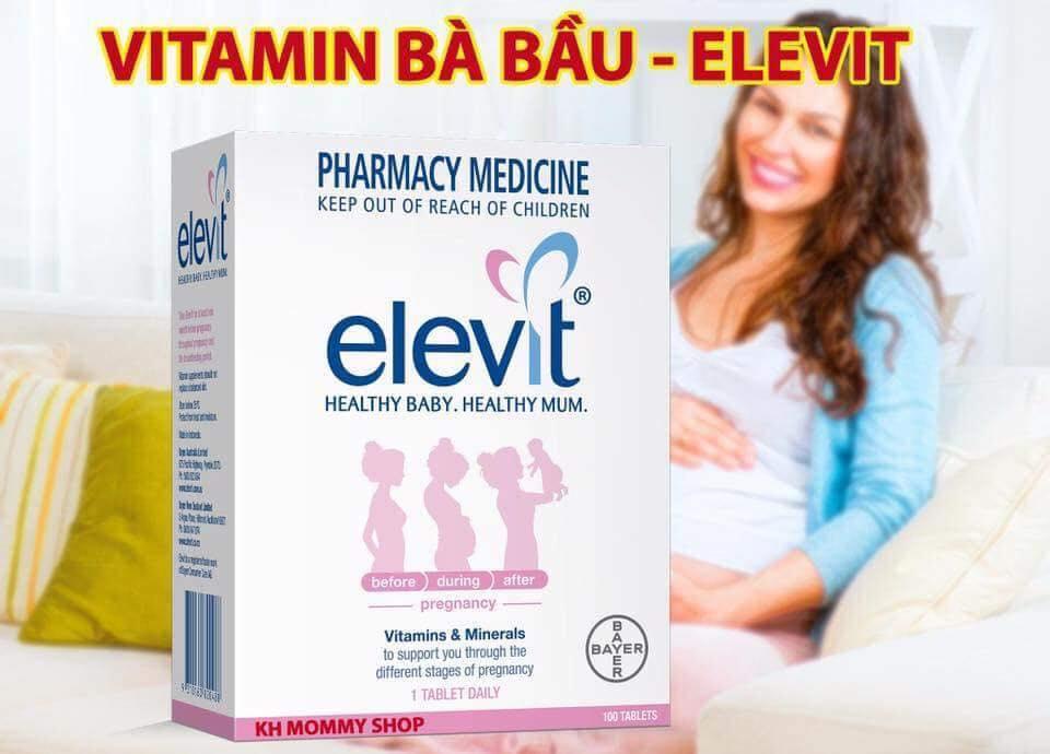 Vitamin dành cho bà bầu Elevit 100 viên ÚC