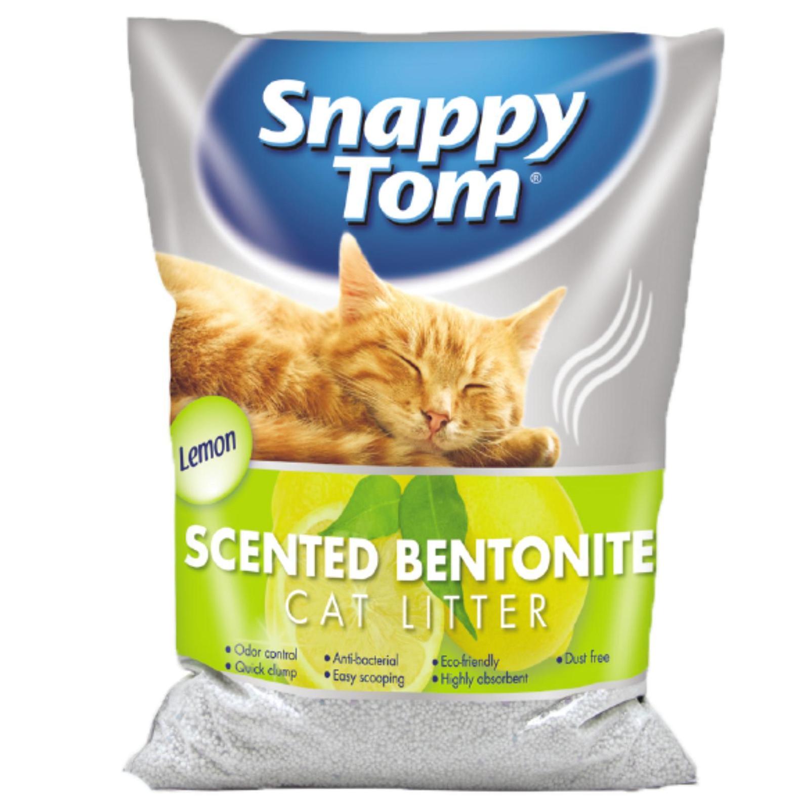 Cát vệ sinh cho mèo Snappy Tom 5L Hương Chanh