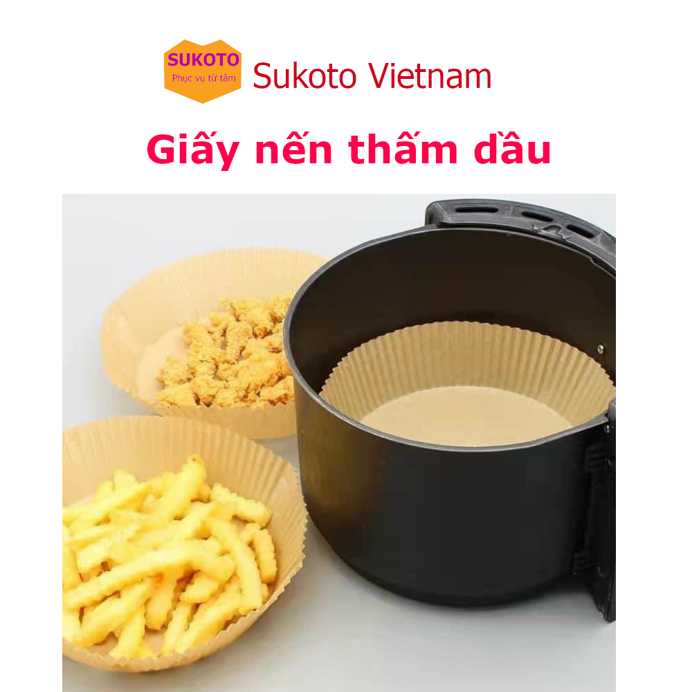 Giấy nến thấm dầu dạng khuôn màu nâu vintage