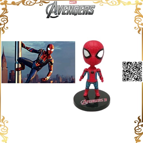 Mô hình người nhện Spider Man chibi cosplay  SHOP HERO TEAM
