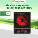Bếp hồng ngoại Kangaroo KG20IFP1 - Mặt kính chịu nhiệt - Công suất 2000W - Hàng chính hãng