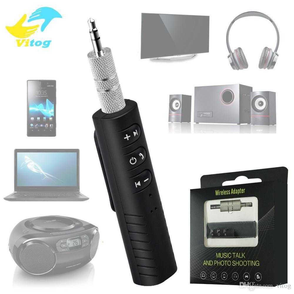 Usb bluetooth xe hơi đa năng mẫu mới 2019 có jack 3.5 ghim nghe tai nghe rời được