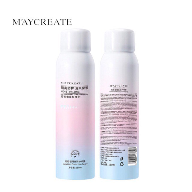 Xịt chống nắng m'aycreate