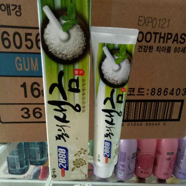 Kem đánh răng  DONGEUI tinh chất thảo mộc chứa muối Hàn Quốc 120g