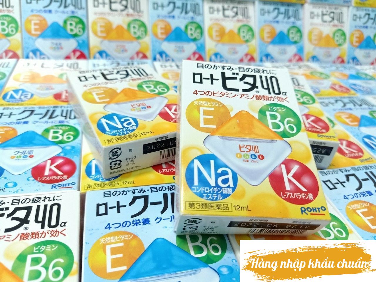 Nước nhỏ mắt ngăn mỏi mắt Rotho Nhật