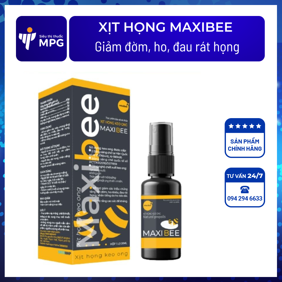 Xịt họng keo ong Maxibee