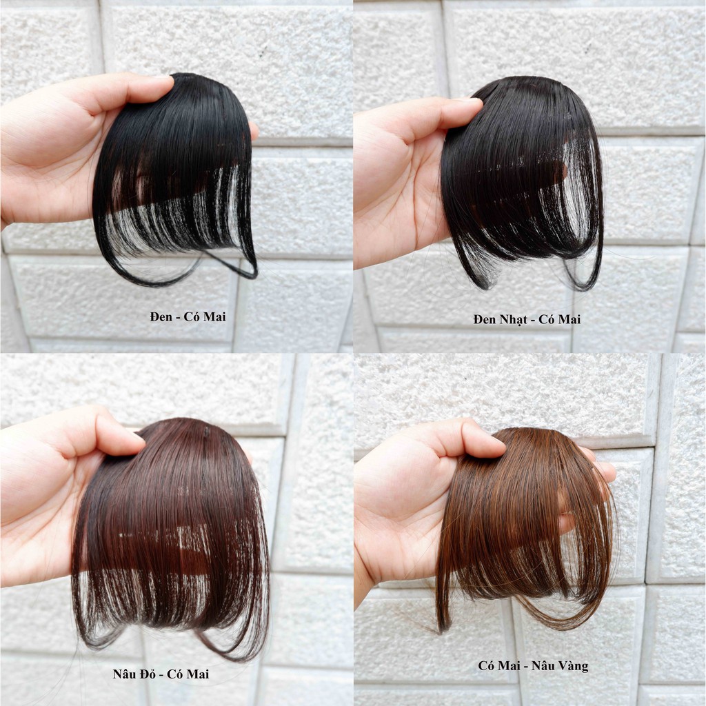 Tóc mái giả thưa cao cấp cực xinh phong cách thời trang Hàn Quốc