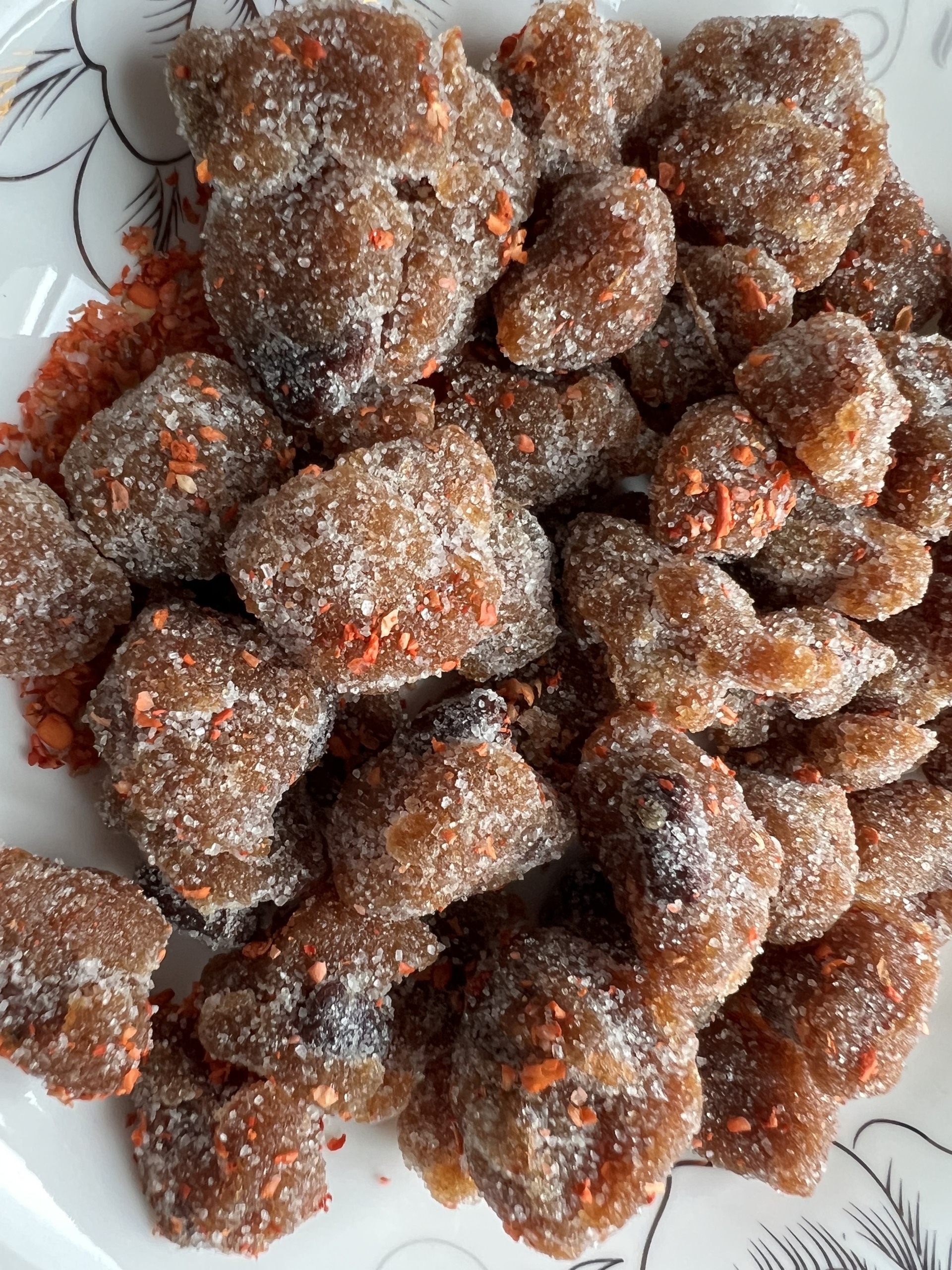 Mứt me. Me trái cây. Me trộn muối đường chua chua cay cay ngọt ngọt Thanh Nhã . Ăn vặt Thanh Trúc 3.