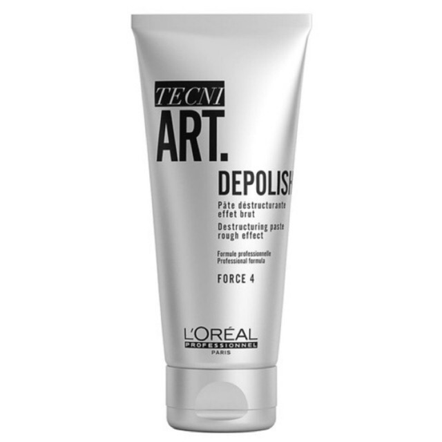 Sáp tạo kiểu giúp tóc phồng và lì Loreal Tecni Art Depolish Destructuring Paste 100ml, độ cứng 4