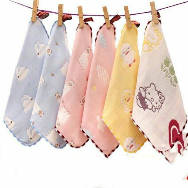 Khăn sữa sợi tre cho bé , 1 chiếc khăn sữa rữa mặt Lee Kid cho bé