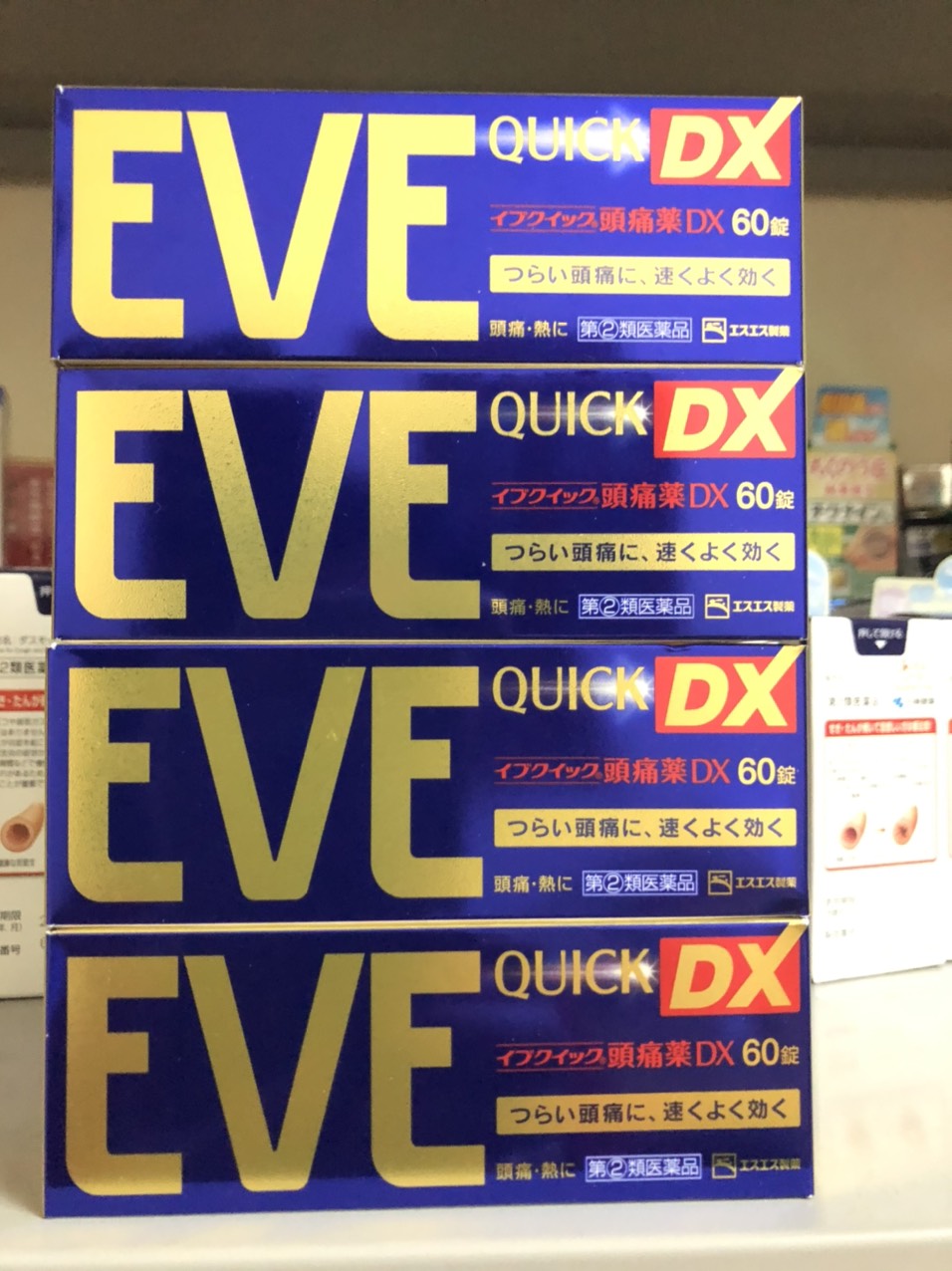 Hộp giảm đau hạ sốt eve dx 60 viên nhật bản
