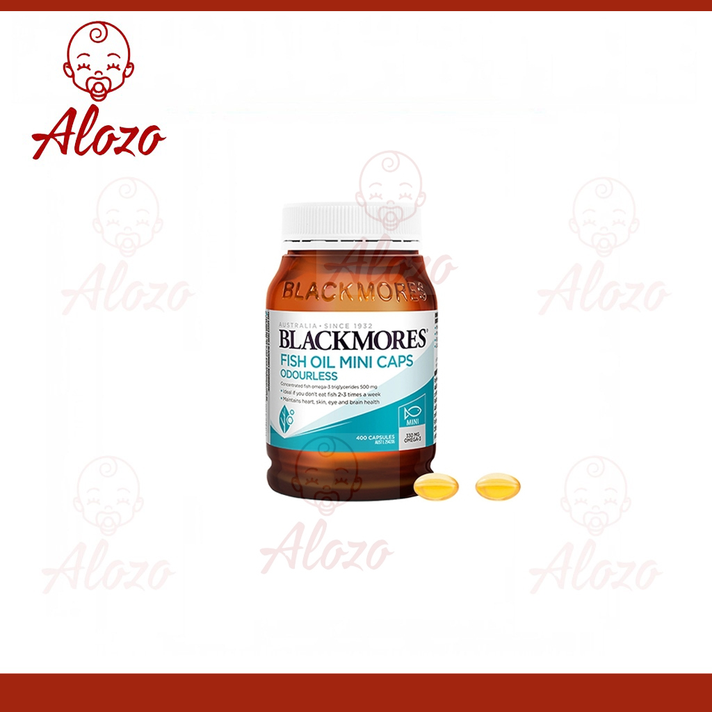 Dầu cá không mùi blackmores fish oil mini caps 1000mg của úc