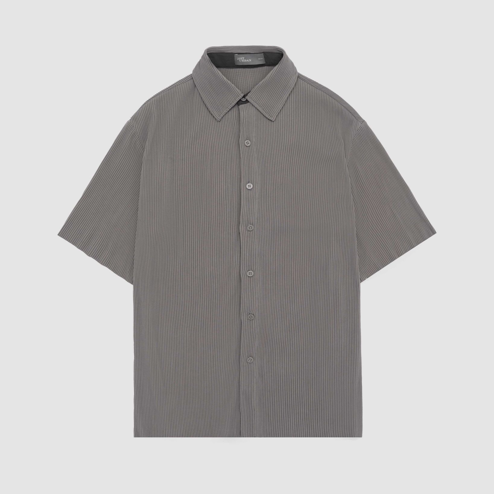 Áo sơmi thun hiệu ứng xếp ly 3 màu 21st urban comfy pleated shirt