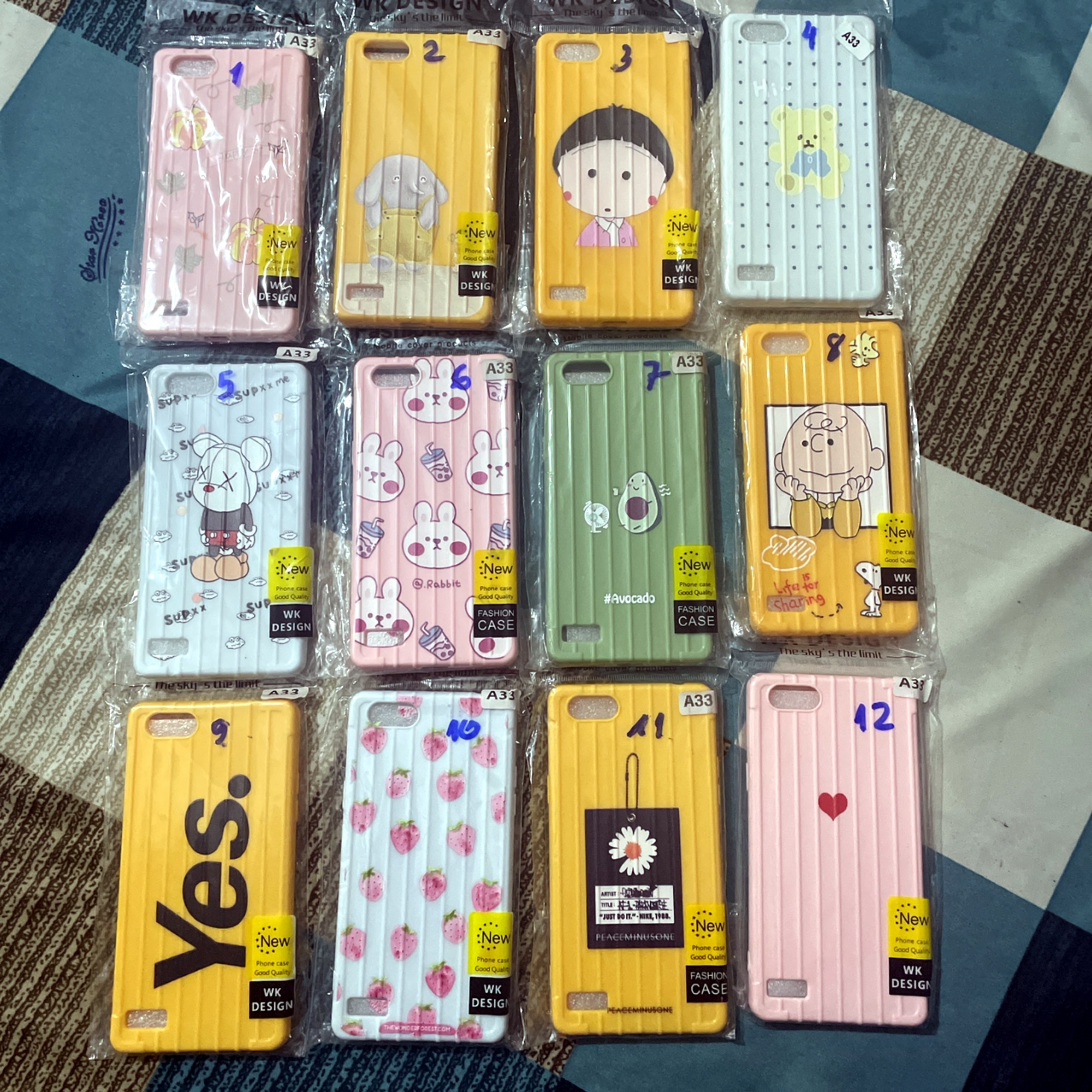Ốp lưng vali hoạt hình cute dành cho oppo a33- neo 7
