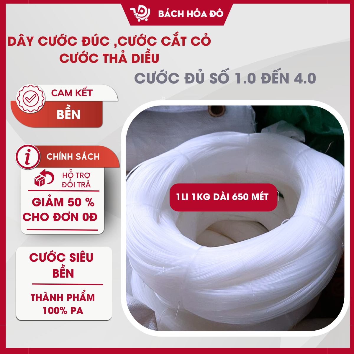 Cước đúc , dây cước thả diều