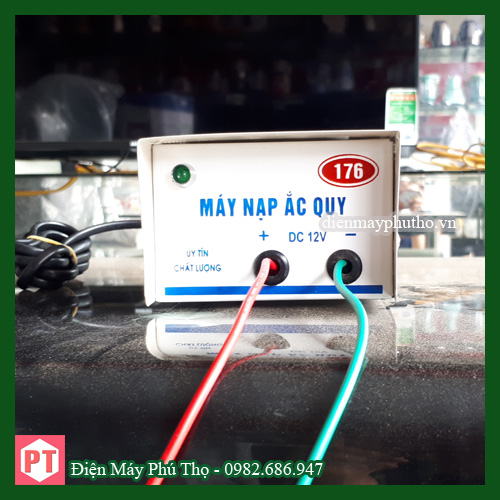 Máy nạp ắc quy 12v - bộ sạc bình acquy tự động 12v cho xe ô tô, xe máy.