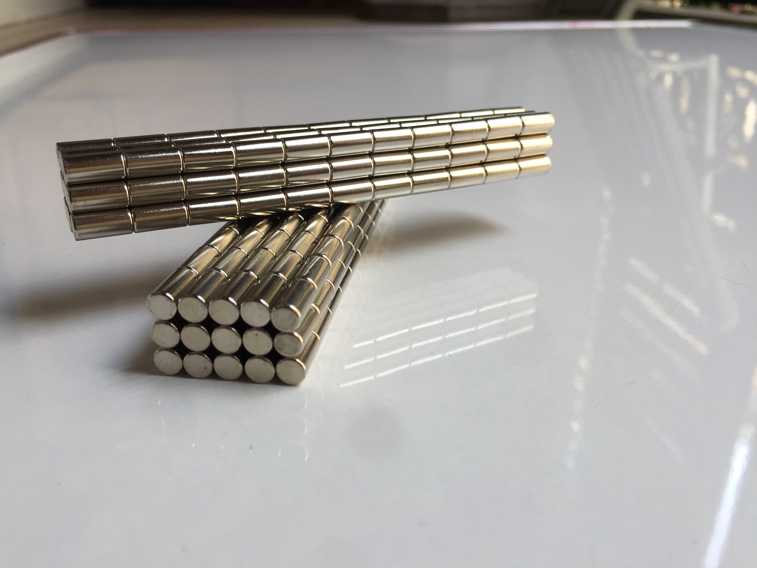 [HCM]Viên Ø 4x8 mm Nam Châm Trắng Tròn Trụ Siêu Mạnh Loại N35