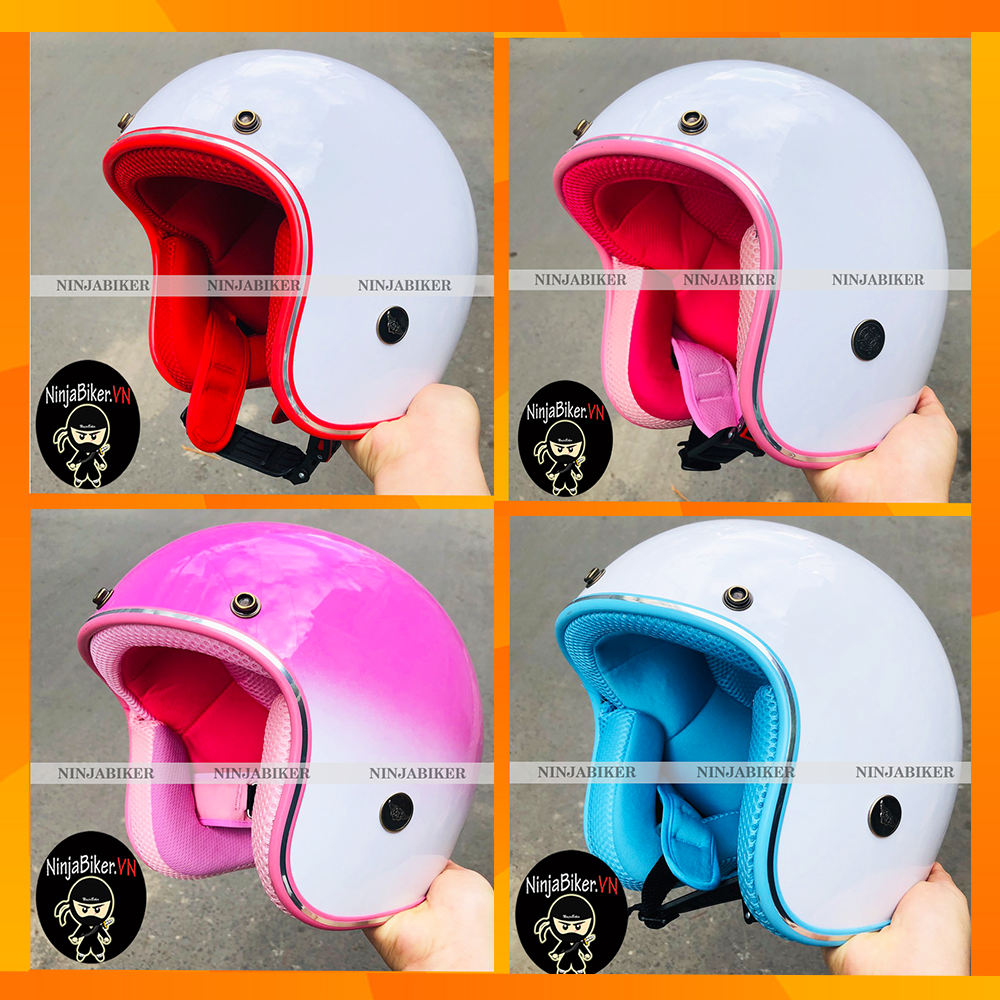 [HÀNG MỚI VỀ]  Nón bảo hiểm NTMAX 3/4 nhiều màu siêu xinh