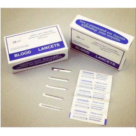 Kim chích mụn hộp 200 chiếc lancets