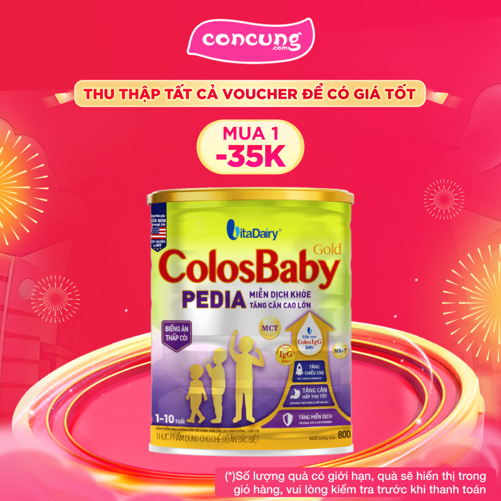 Sữa ColosBaby Gold Pedia 800g (1 - 10 tuổi)