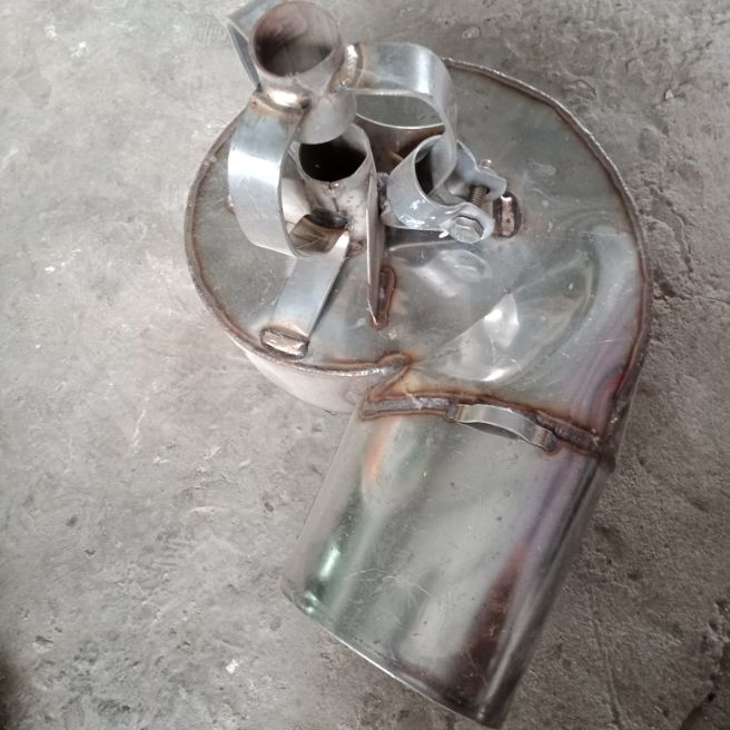 đầu bò bơm nước inox dùng cho máy xăng 5.5hp đến 7.5hp cốt xéo gắn lap đuôi tôm