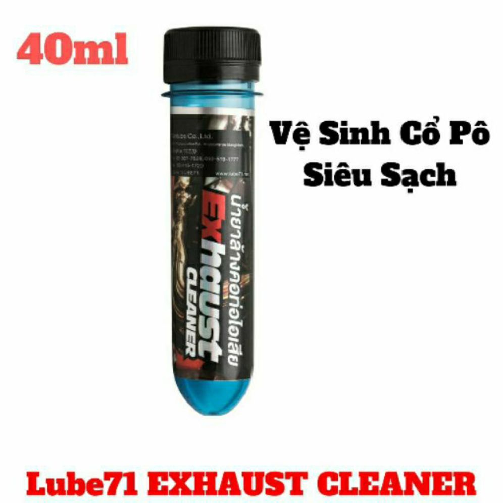 Dung Dịch tẩy rửa gỉ sét Vệ Sinh Cổ Pô Lube 71 EXHAUST CLEANER 40ml