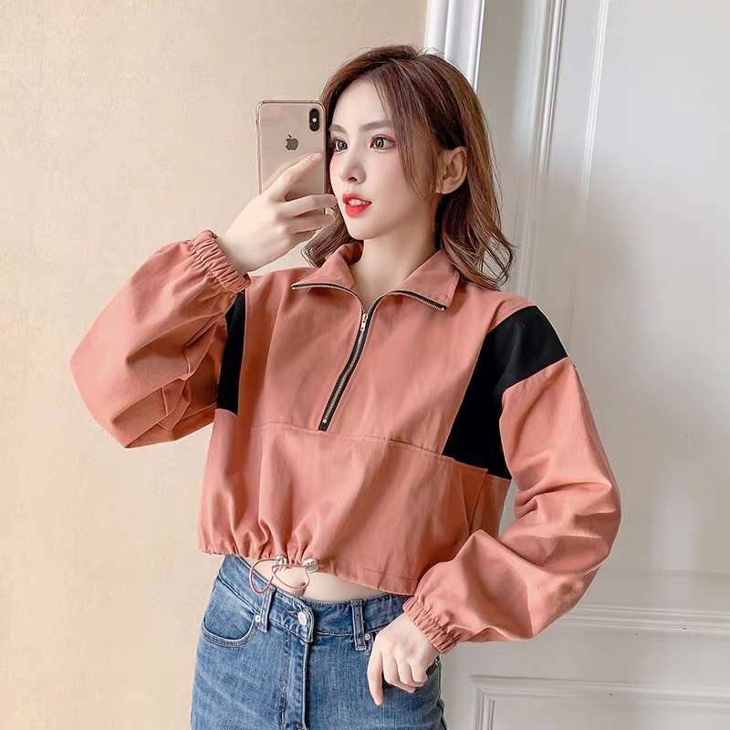 Áo khoác Dù 2 lớp mỏng , dây rút live phong cách thể thao TP0809