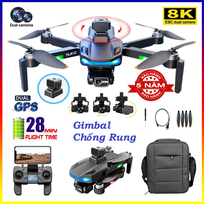Máy bay điều khiển từ xa 4 cánh drone rg101 pro max - flycam mini có camera 8k - phờ lai cam - fly cam gía rẻ - máy bay flycam - playcam - flay cam - máy bay flaicam - play camera chất hơn f11 pro 4k, mavic 2 pro, l900 pro
