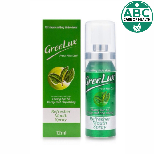 Xịt Thơm Miệng Thảo dược Greelux Fresh mint cool/ Extra Cool 12Ml