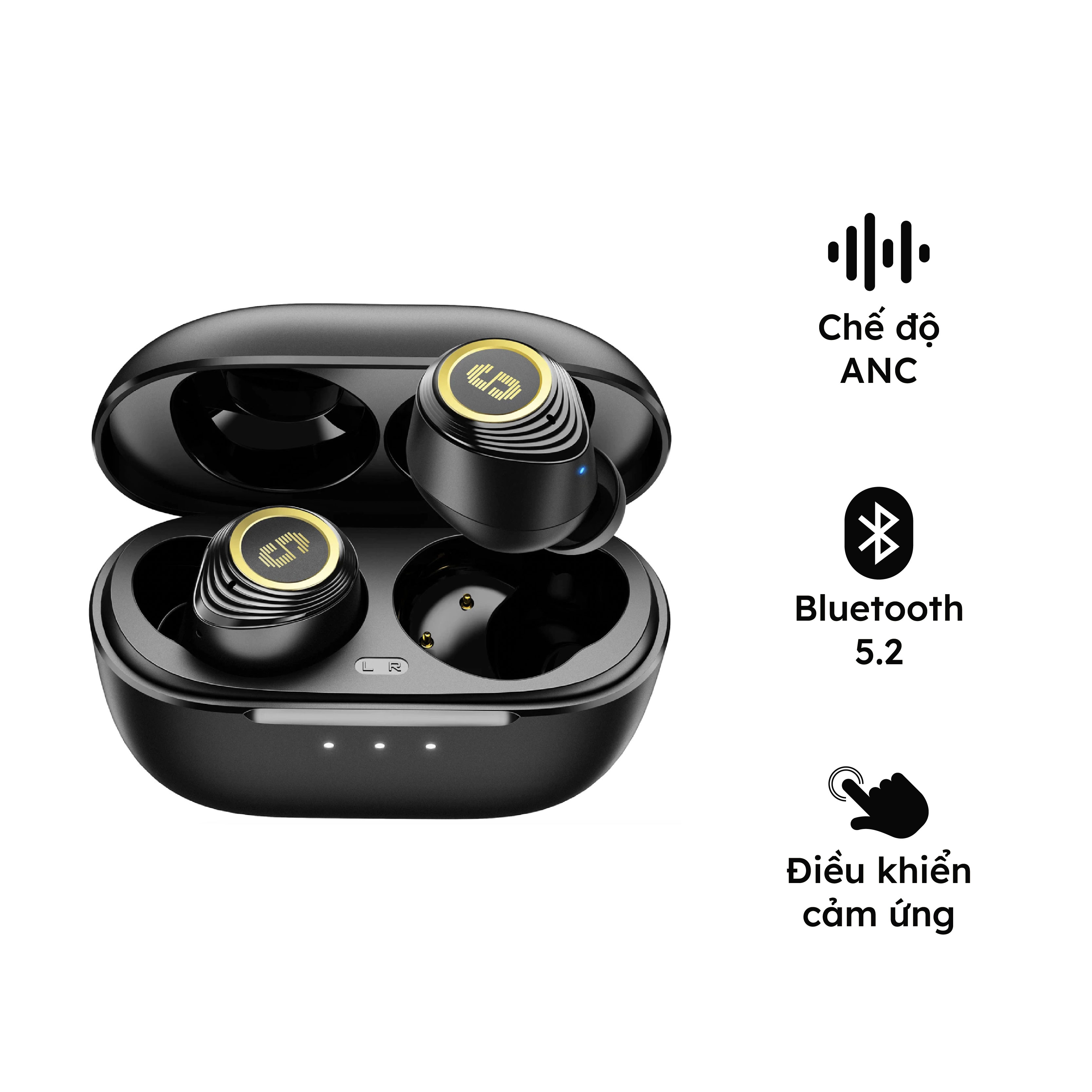 Tai nghe oneodio supereq q2 pro chống ồn chủ động anc bluetooth 5.2