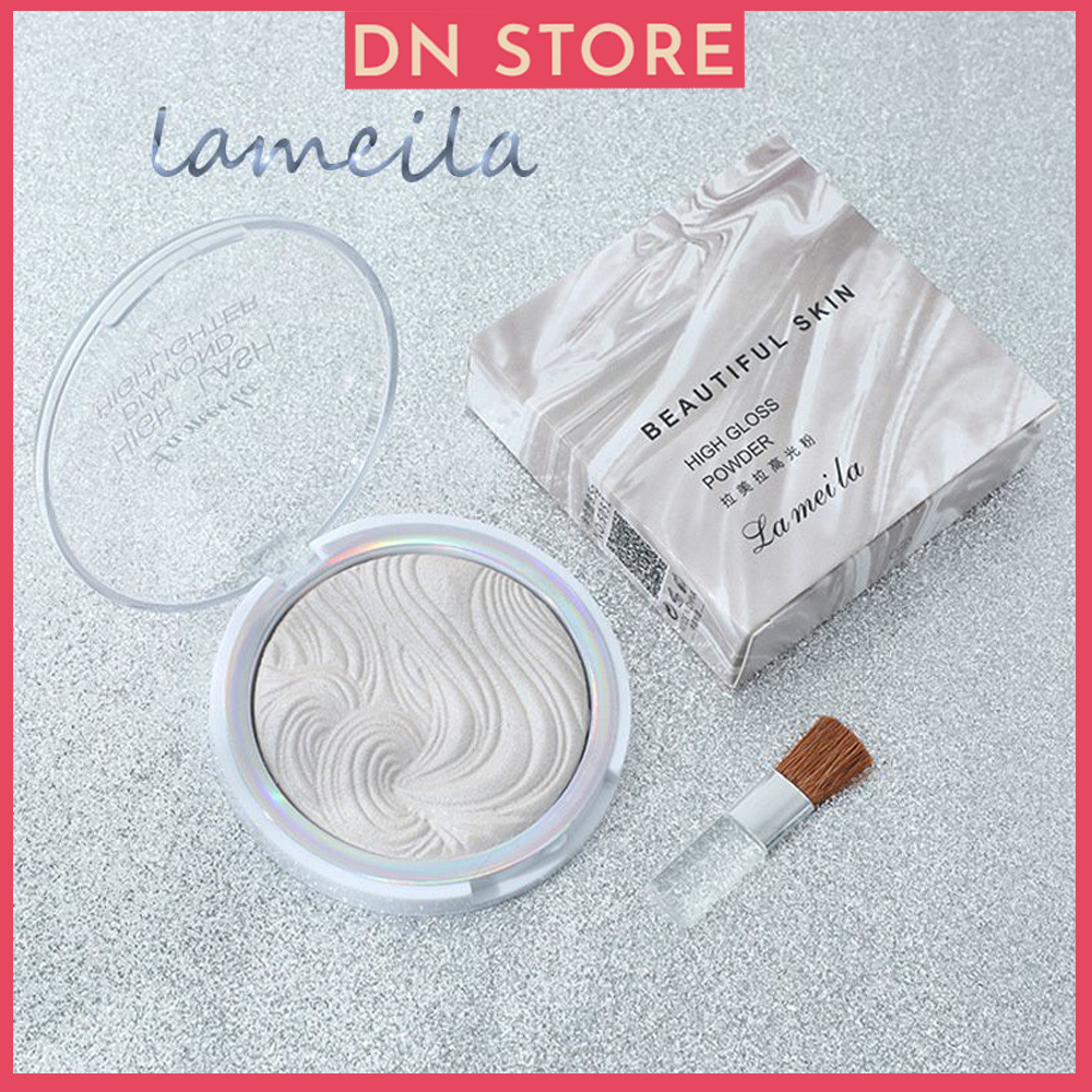 Phấn bắt sáng beautiful skin lameila / phấn má, phấn mắt bắt sáng có nhũ, phấn nhũ bắt sáng, mỹ phẩm nội địa trung phấn bắt sáng highlight