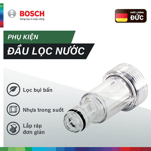 Đầu lọc nước vào máy rửa xe cao áp