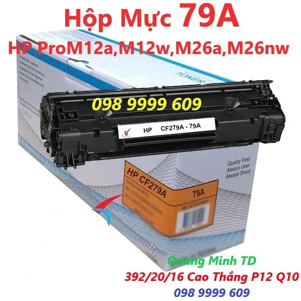 Hộp Mực 79A - HP Pro M12a, M12w, M26a, M26nw - Cartridge CF279A